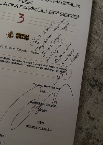  Altug Günes AYT Fizik Soru ve Video Çözümleri Kitabı