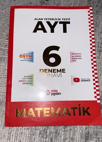 AYT Matematik 6 Deneme Sınavı