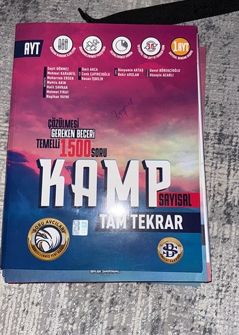 Kamp Sayısal Tam Tekrar 1500 Soru Kitabı