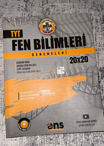 TYT Fen Bilimleri 10 x20 Denemeleri Kitabı