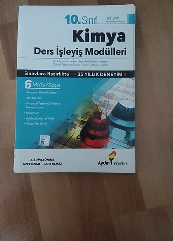 aydin yayınları 10 .sinif kimya ders isleyis modulleri