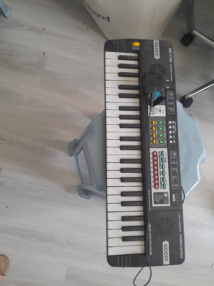 Gri Mini Elektronik Klavye - Görsel 2