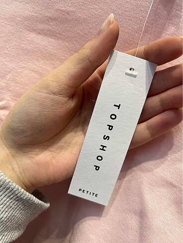m Beden pembe Renk Topshop crop M beden