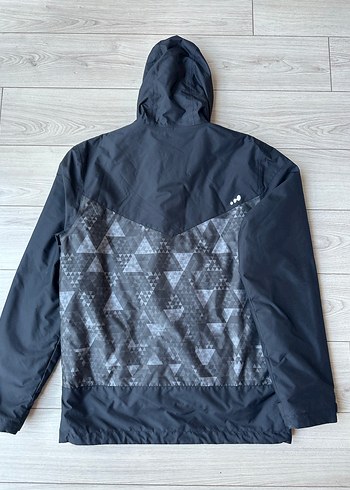 Siyah Erkek Kayak Montu Kapüşonlu - Görsel 2