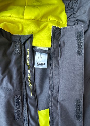 Siyah Erkek Kayak Montu Kapüşonlu - Görsel 4