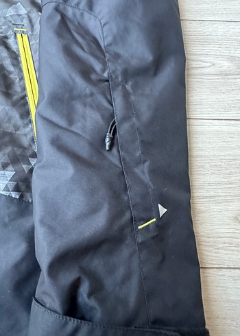 Siyah Erkek Kayak Montu Kapüşonlu - Görsel 5