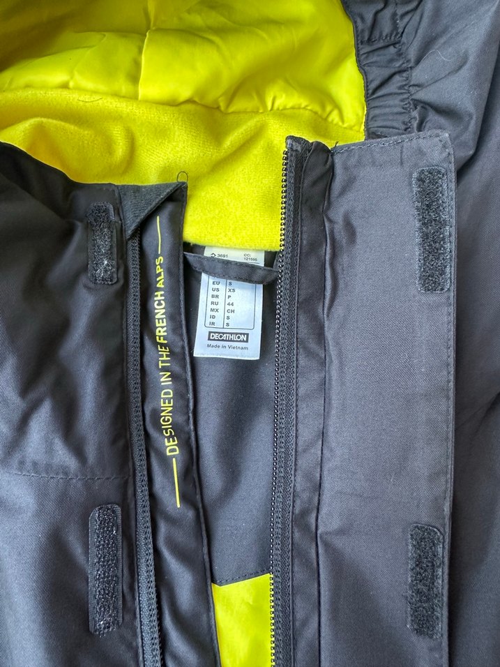 Siyah Erkek Kayak Montu Kapüşonlu - Görsel 4