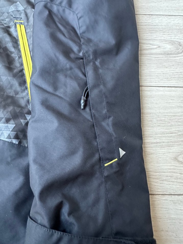 Siyah Erkek Kayak Montu Kapüşonlu - Görsel 5