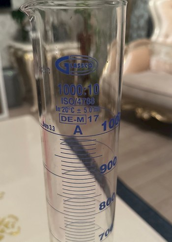 Mavi Ölçü Silindiri 1000 ml - Görsel 2
