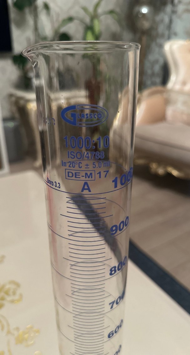 Mavi Ölçü Silindiri 1000 ml - Görsel 2