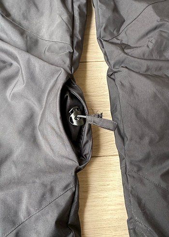 Siyah Erkek Kayak Pantolonu, Bol Kesim, Askılı - Görsel 5