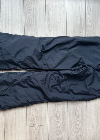 Siyah Erkek Kayak Pantolonu, Bol Kesim, Askılı - Görsel 2