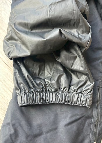 Siyah Erkek Kayak Pantolonu, Bol Kesim, Askılı - Görsel 6