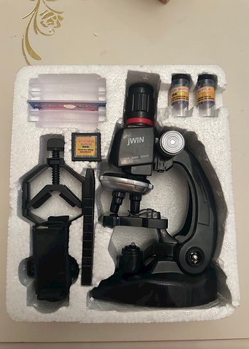 Siyah JWIN Mini Mikroskop Projeksiyon Cihazı - Görsel 3