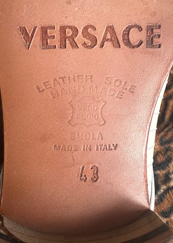 Versace Kırık Beyaz Erkek Ayakkabı Smokin Davet 43