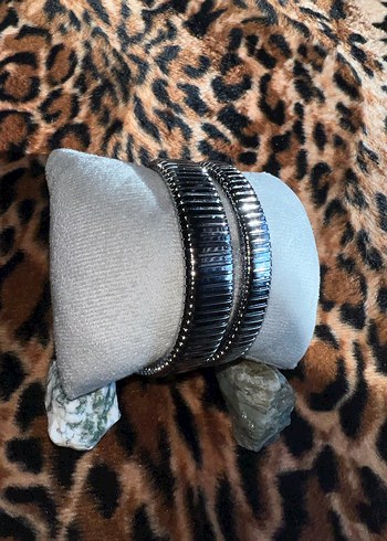 Roma Rakamlı Yılan Model Taşlı Gümüş Renk Şık Burma Kadın Saat - Görsel 6