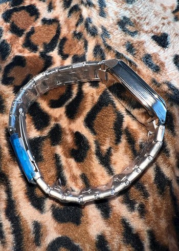 Kare Model Çelik Kordon Metalik Gri Erkek Kol Saati - Görsel 9