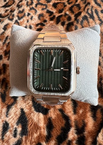 Vintage Metalik Model Çelik Kordonlu Erkek Kol Saati - Görsel 8