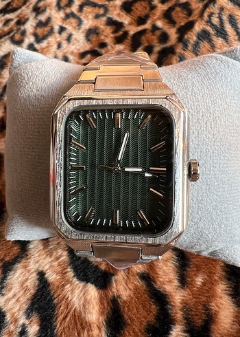 Vintage Metalik Model Çelik Kordonlu Erkek Kol Saati - Görsel 5