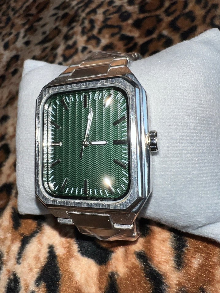 Vintage Metalik Model Çelik Kordonlu Erkek Kol Saati - Görsel 4