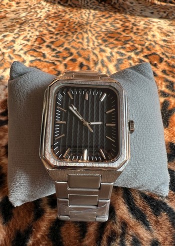 Vintage Metalik Model Çelik Kordonlu Erkek Kol Saati - Görsel 7