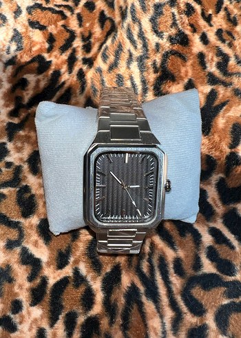 Vintage Metalik Model Çelik Kordonlu Erkek Kol Saati - Görsel 3