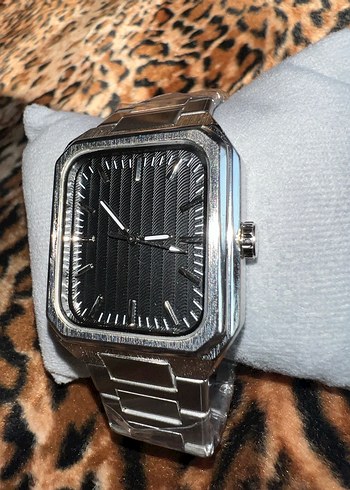 Vintage Metalik Model Çelik Kordonlu Erkek Kol Saati - Görsel 6