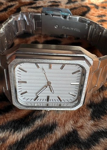 Vintage Metalik Model Çelik Kordonlu Erkek Kol Saati - Görsel 5