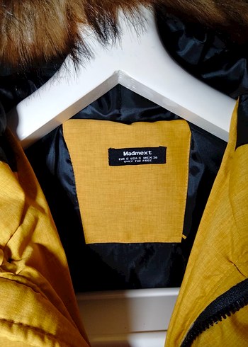 Erkek Sarı Kürklü Kapüşonlu Mont - Görsel 6