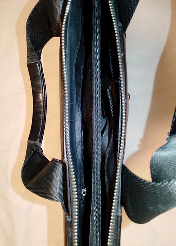 Montblanc Siyah Desenli Erkek Evrak Çantası - Görsel 7