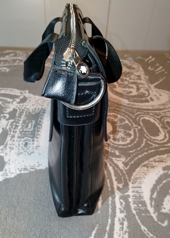 Montblanc Siyah Desenli Erkek Evrak Çantası - Görsel 8