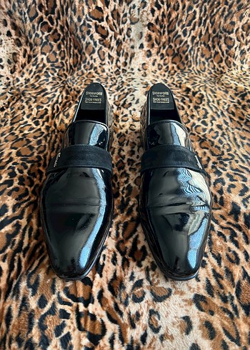 Siyah Klasik Deri Tokalı Erkek Ayakkabı - Görsel 6