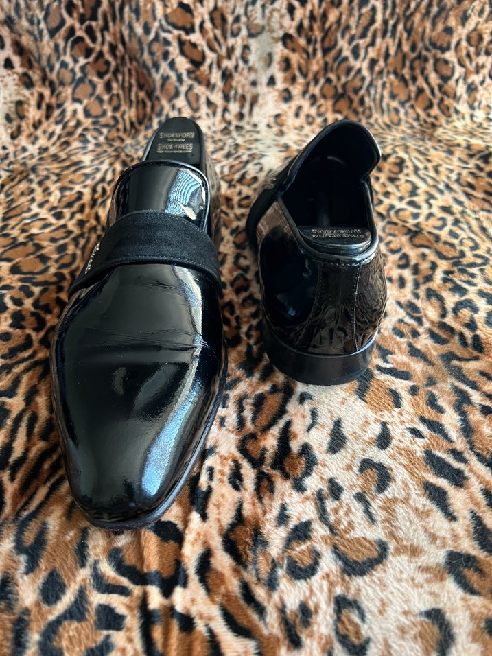 Siyah Klasik Deri Tokalı Erkek Ayakkabı - Görsel 3