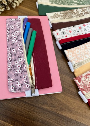 Bohem Tarzı Renkli Fermuarlı Kalemlikler - Görsel 4