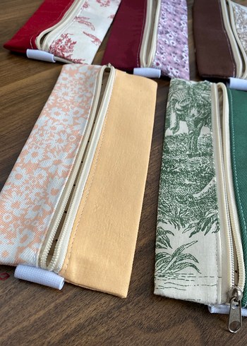 Bohem Tarzı Renkli Fermuarlı Kalemlikler - Görsel 13