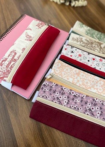 Bohem Tarzı Renkli Fermuarlı Kalemlikler - Görsel 12