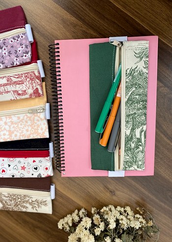 Bohem Tarzı Renkli Fermuarlı Kalemlikler - Görsel 9