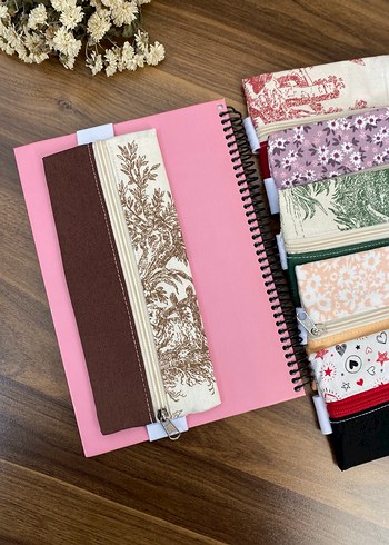 Bohem Tarzı Renkli Fermuarlı Kalemlikler - Görsel 5