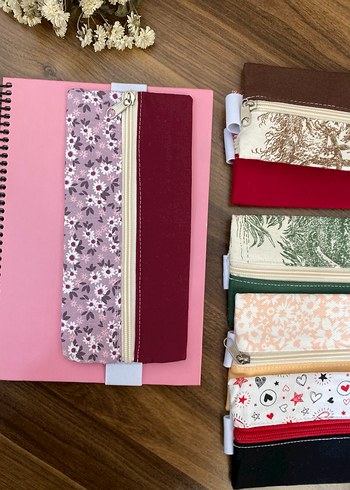 Bohem Tarzı Renkli Fermuarlı Kalemlikler - Görsel 3