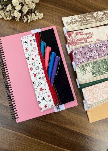 Bohem Tarzı Renkli Fermuarlı Kalemlikler - Görsel 7