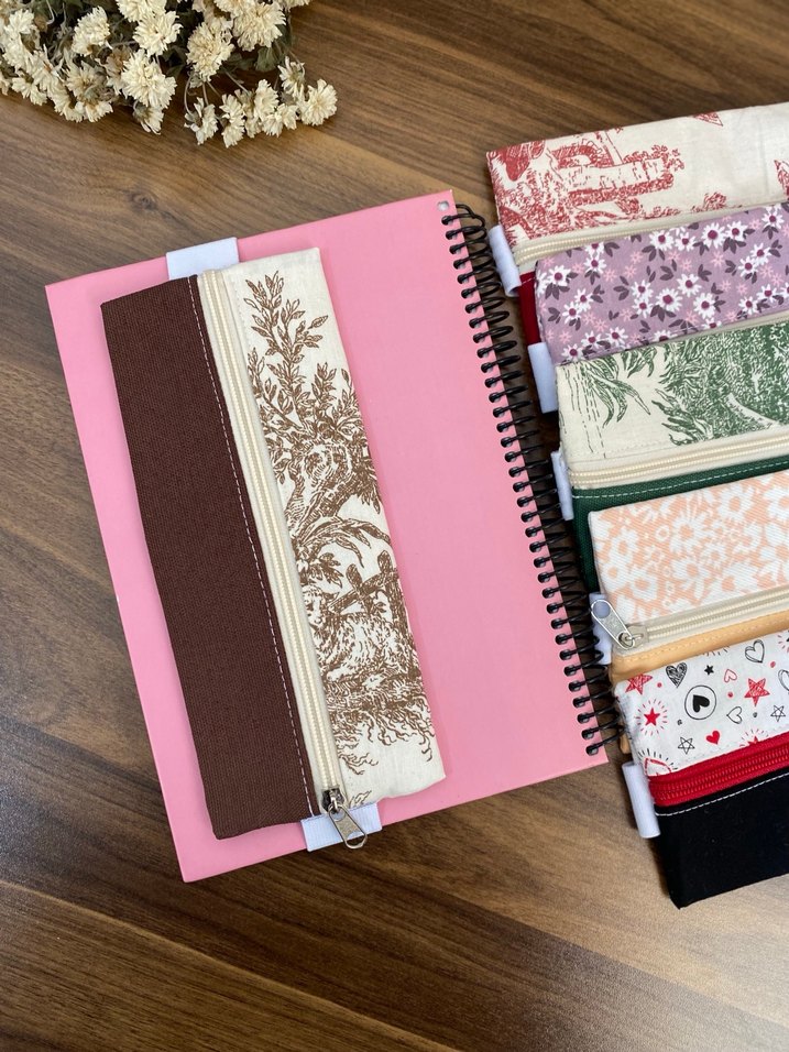 Bohem Tarzı Renkli Fermuarlı Kalemlikler - Görsel 5