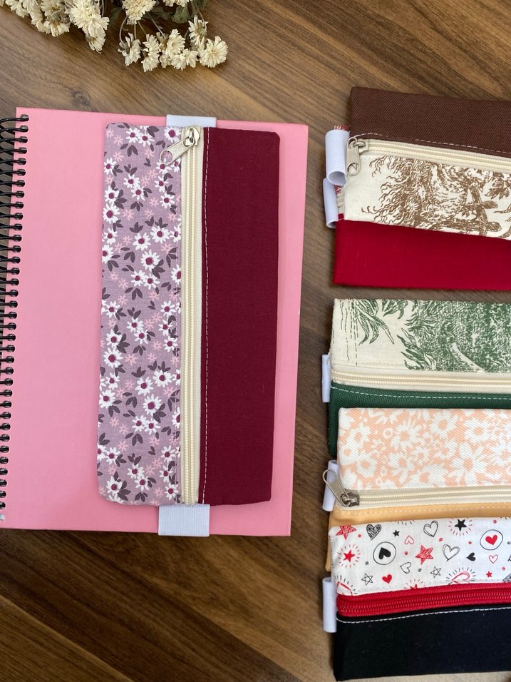 Bohem Tarzı Renkli Fermuarlı Kalemlikler - Görsel 3