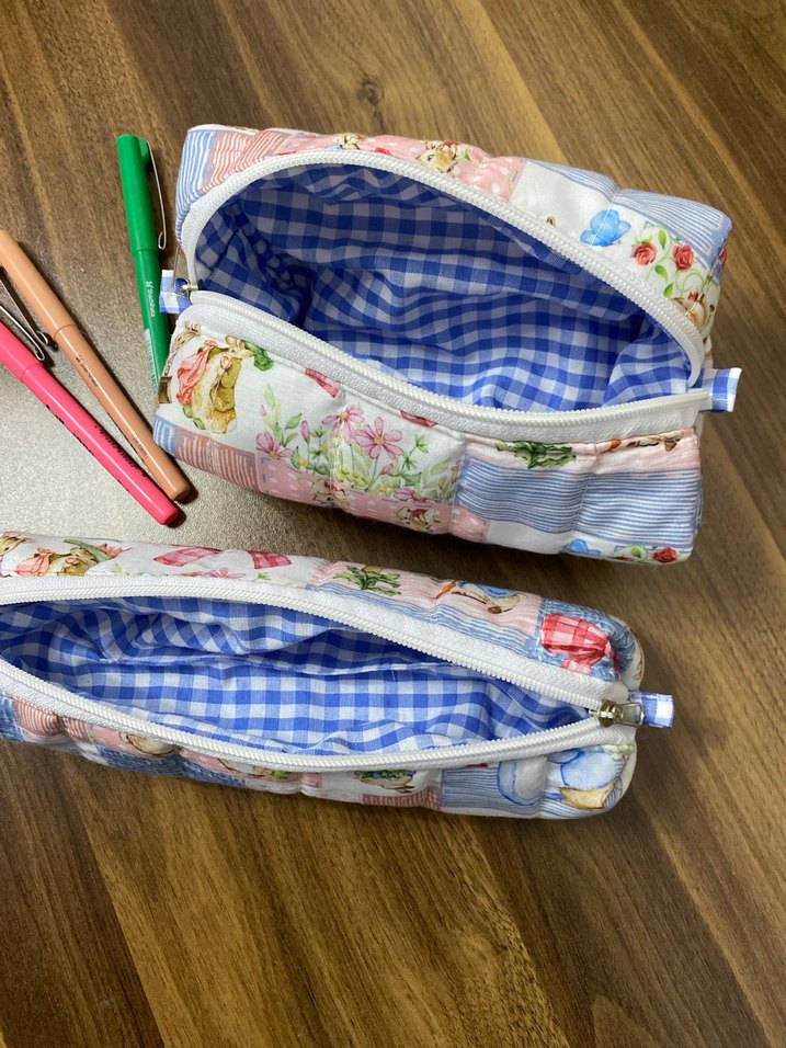 Bohem Çok Renkli Pamuklu Makyaj Çantası - Görsel 5