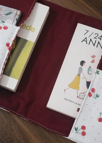 Kiraz Desenli Kitap Kılıfı - Görsel 4
