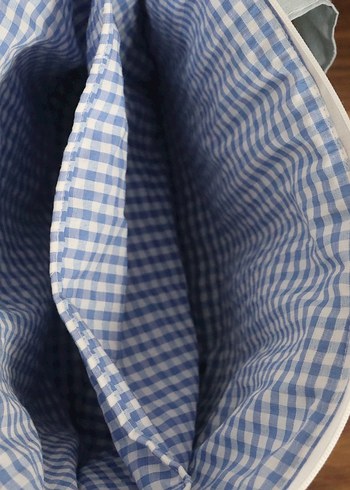 Çiçek Desenli Gri tablet kitap Çantası - Görsel 6