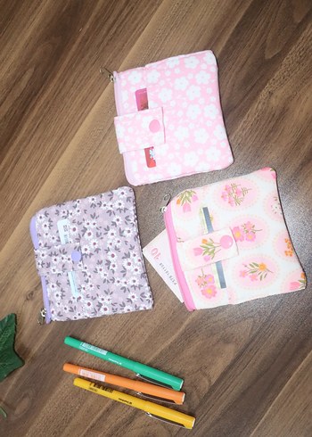 Renkli Baskılı Kadın Cüzdanı - Görsel 8