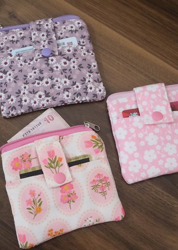 Renkli Baskılı Kadın Cüzdanı - Görsel 6