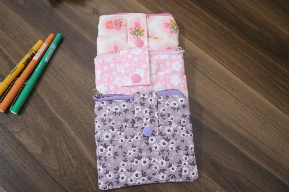 Renkli Baskılı Kadın Cüzdanı - Görsel 3