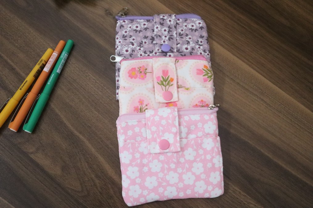 Renkli Baskılı Kadın Cüzdanı - Görsel 2