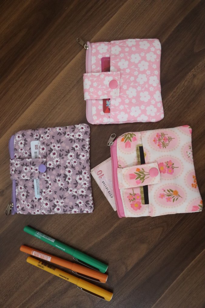 Renkli Baskılı Kadın Cüzdanı - Görsel 4